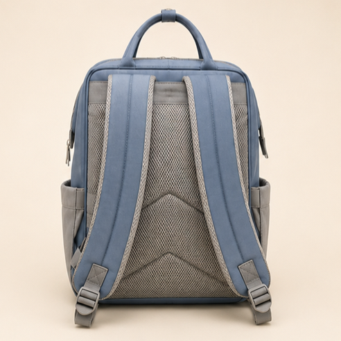 Mumzo Horizon Diaper Backpack – Dusty Blue