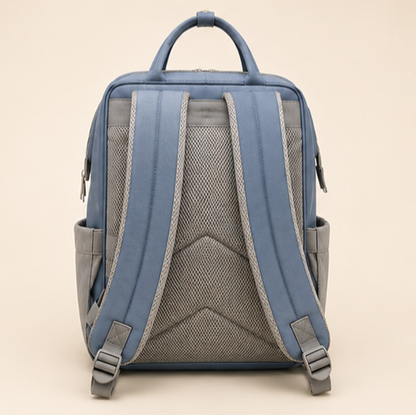 Mumzo Horizon Diaper Backpack – Dusty Blue