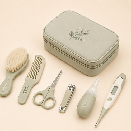 Mumzo LittleCare Baby Grooming & Care Kit – Botanical Edition