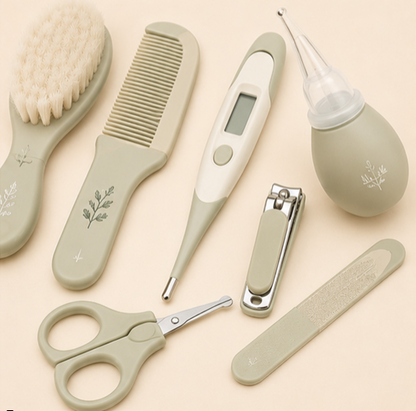 Mumzo LittleCare Baby Grooming & Care Kit – Botanical Edition